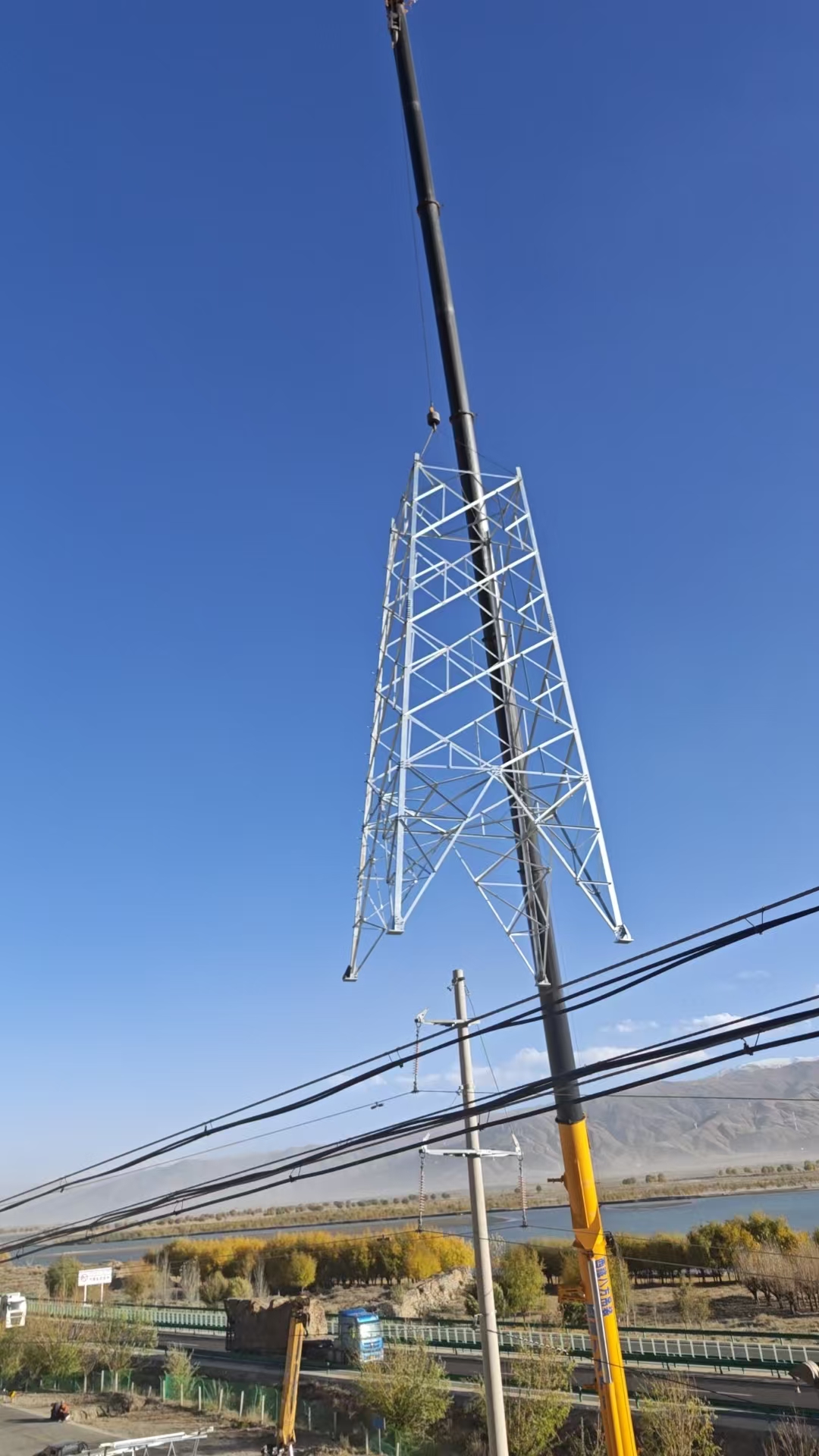 山南市贡嘎县昌果加油站35kV线路迁改工程 - 图片 8